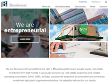 Tablet Screenshot of brookwoodfinancial.com
